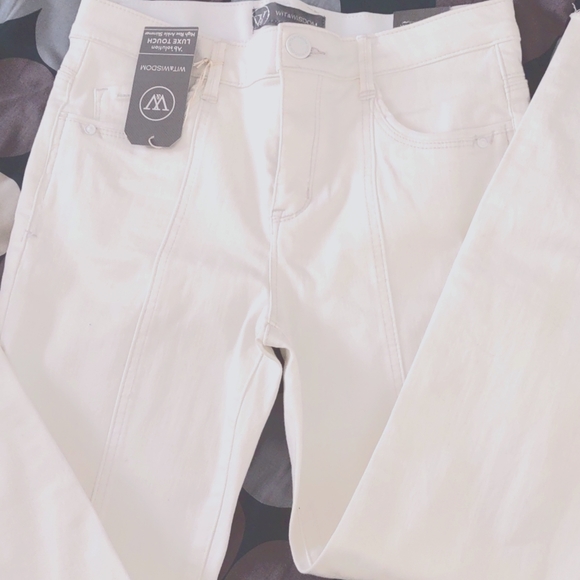 Wit & Wisdom Women's White Ab SolutionHigh Rise Ankle Skimmer Jeans Size 6 - Picture 11 of 11